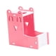 thumbnail image 1 of Comedero para hámsteres con dispensador de agua por gravedad y base suspendida para jerbos, ratones y palomas. Rosado, 1 of 9