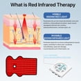 thumbnail image 3 of Red Light Belt for Neck, Knee, Feet, Hands, etc.Multi-Functional 660nm & 850nm Near-Infrared Light Wrap Devices with Heat for Body, Massager Mat at Home, 3 of 6