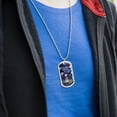 thumbnail image 3 of Keep Stillness Inside of You Meditation Yoga Military Dog Tag Pendant Necklace with Chain, 3 of 5