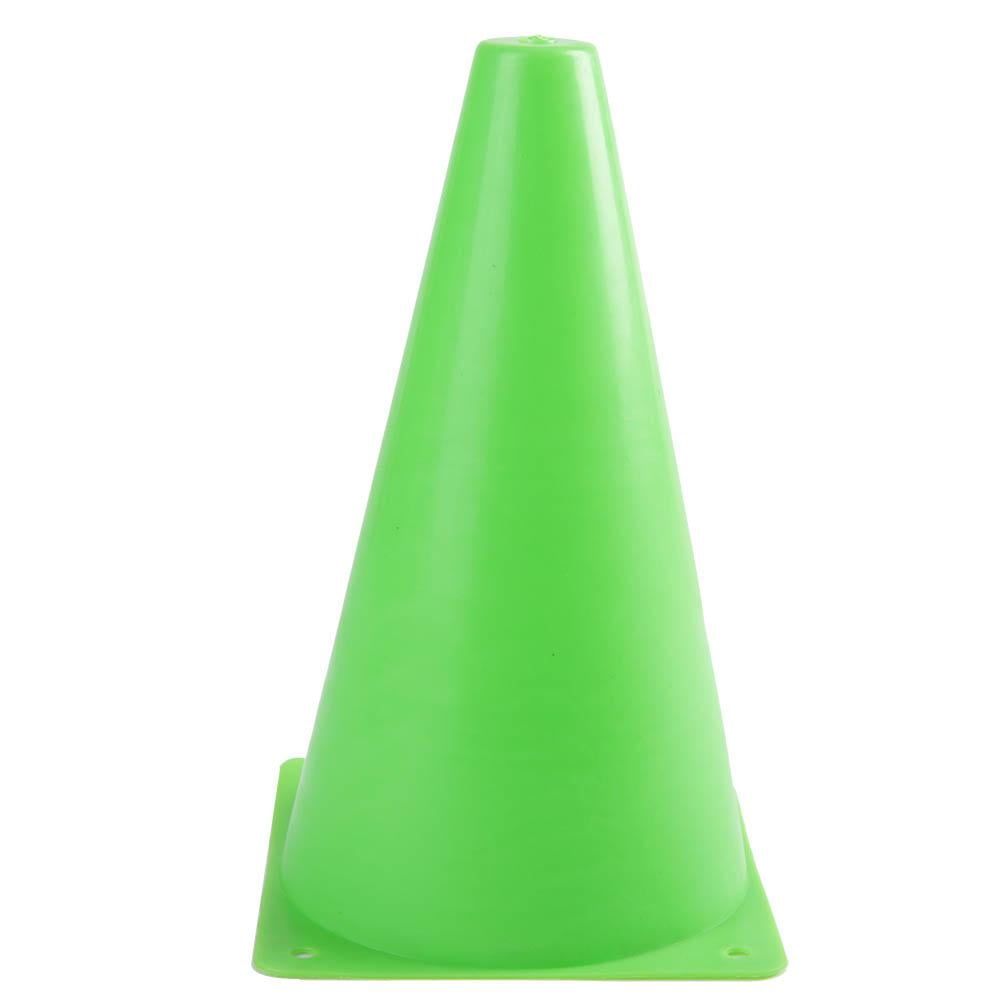 Domqga 10pcs 23cm Green Soccer Training Cone Number 09 Football