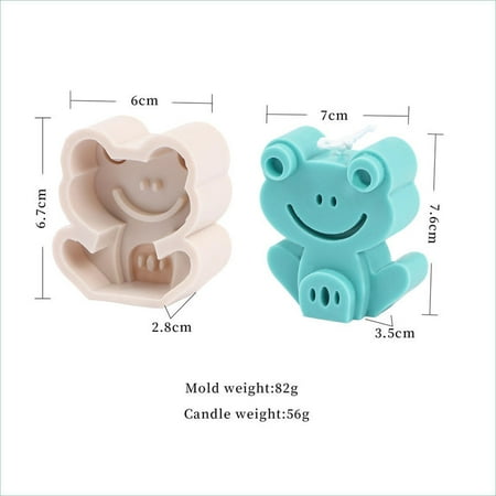 

JIAYAN 3D Animal Dinosaur Elephant Frog Giraffe Candle Silicone Mold DIY Handmade Plaster Flip Sugar Cake Pastry Candy Mould Ornaments