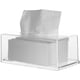 thumbnail image 4 of Caja de pañuelos de acrílico transparente caja de papel lisa rollo de artículos para el hogar para el automóvil tubo de papel, 4 of 5