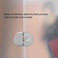 thumbnail image 4 of 10‑12mm Thickness Glass Door Lock Stainless Steel Push Sliding Gate Lock with 3 Keys for Home, 4 of 4