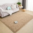 thumbnail image 2 of Lochas Soft Indoor Modern Area Rugs Fluffy Carpets for Living Room Children Bedroom Home Decor Nursery Rug, 4' x 5.3',Camel, 2 of 8