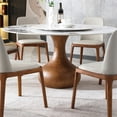 thumbnail image 3 of American Design Dining Chairs in Gray - Arc-shaped Design for Natural Sitting in Dining, 3 of 5