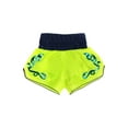 thumbnail image 4 of Rswnyirn Kids Boys Muay Thai Shorts MMA Kickboxing Shorts Boxing Trunks for Martial Arts Grappling B Fluorescent Green 5-7, 4 of 5