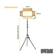 thumbnail image 2 of Set 2 Panel de Luz Led Profesional Con tripie Marthing Tripode De Pedestal Telescopico Altura Hasta 210cm Portatil Ideal Estudio Foto Video Streaming Contenido Digital, Control Remoto, 2 of 10