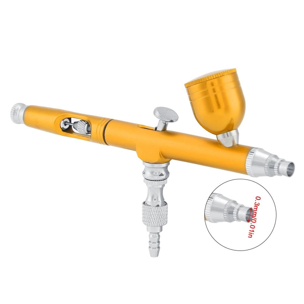 Professional Airbrush Kit With Dual-Action Gravity Feed Air Brush Sets - 0.3mm & 0.5mm Nozzles, 20cc & 40cc Cups | Buy Now With Express International Delivery