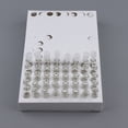 thumbnail image 1 of Frascos de aceites esenciales vacíos Colcomx 104 piezas 1ml Cuerpo transparente Gorra blanca, 1 of 8