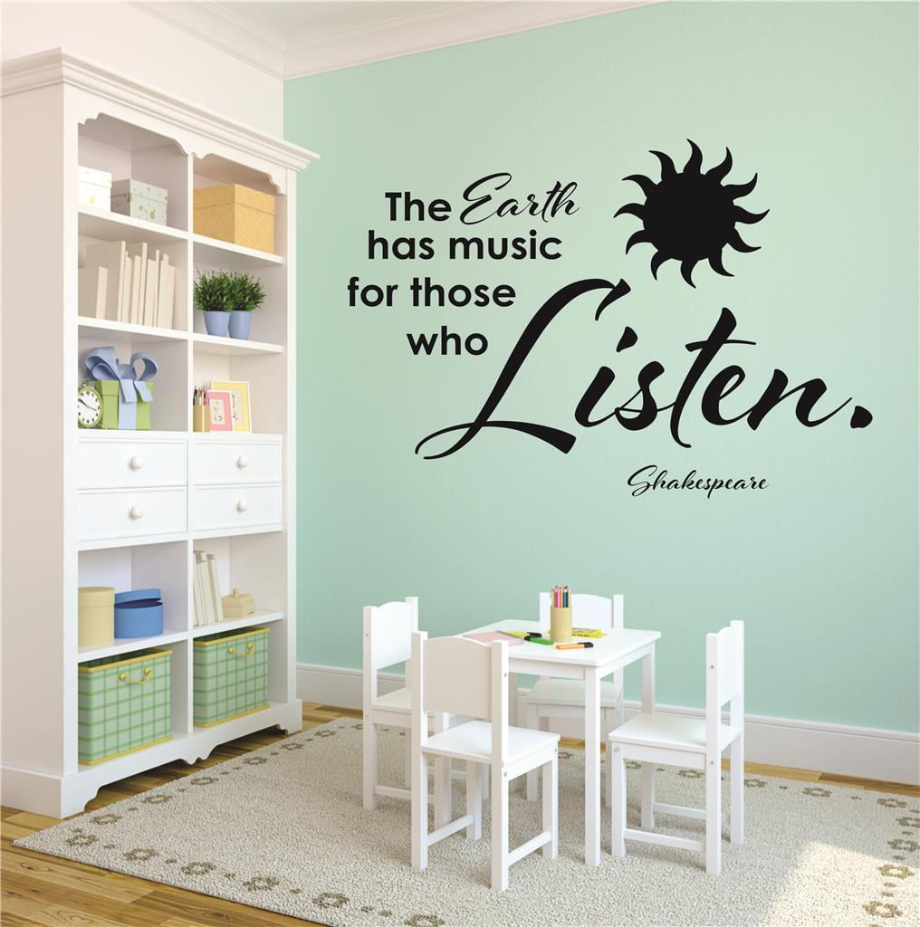 IT IS NOT IN THE STARS WALL ART DECAL VINYL STICKER SHAKESPEARE INSPIRED QUOTE