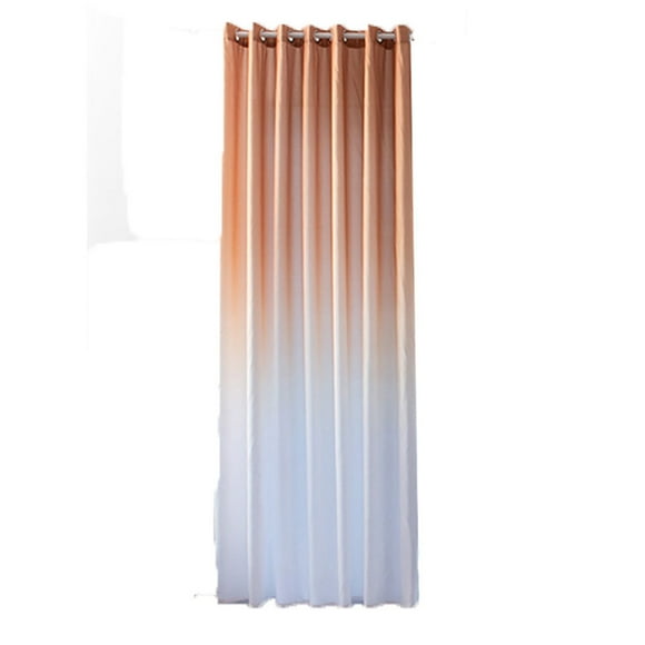 Follure Leaves Sheer Curtain Tulle Window Treatment Voile Drape Valance 1 Panel Fabric Coffee