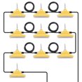 thumbnail image 1 of Guirlande Lumineuse 100 Pieds 150W 15000LM Connectable Étanche, 1 of 7