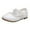 White, variant on REDARER Girl Shoes Small Leather Shoes Single Shoes Dance Shoes Girls Performance Shoes,2.5-3 Years