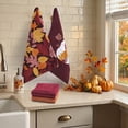 thumbnail image 4 of RITZ 100% Cotton Harvest Kitchen Towels, Set of 4, Painted Leaves Dish Towels Set, 4 of 6