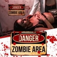 thumbnail image 2 of Less Than 5 Wall stickers Halloween Sticker Wall Sticker Warning Sign Sticker Removable, 2 of 9