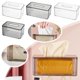 thumbnail image 2 of SGACAI Caja de pañuelos de baño de acrílico transparente con forma de rectángulo cuadrado y cubierta para servilletas, 2 of 6