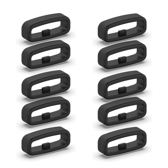 10pcs Watch Straps Retainer Watch Holder Silicone Fastener Keeper Replacement 18mm / 20mm / 22mm