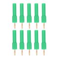 thumbnail image 2 of 10Pcs 2mm Male To 4mm Female Banana Plug Adapter, Gold Plated Brass Strong Conductivity For Electronic Instruments, 2 of 8