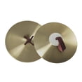 thumbnail image 2 of Crash Cymbals Pair Musical Instrument for Professional Party Music Instrument Durable Crash Stage Show 10inch, 2 of 9