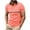 Pink, variant on Fashion Business Shirts for Mens Plus Size Button Short Sleeved Cardigan Lapel Splice Sports Shirt Base Shirt Save to 65% off!