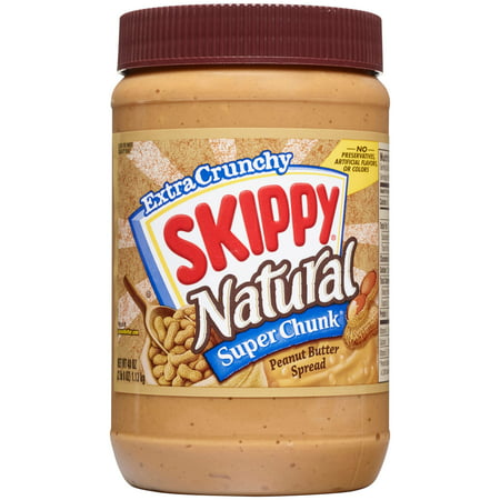UPC 037600105408 product image for SKIPPY Natural Super Chunk Peanut Butter Spread, 40 Ounce | upcitemdb.com
