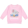 thumbnail image 2 of Inktastic My Great Grandma Loves Me to the Moon and Back Elephant Toddler Sweatshirt, 2 of 4