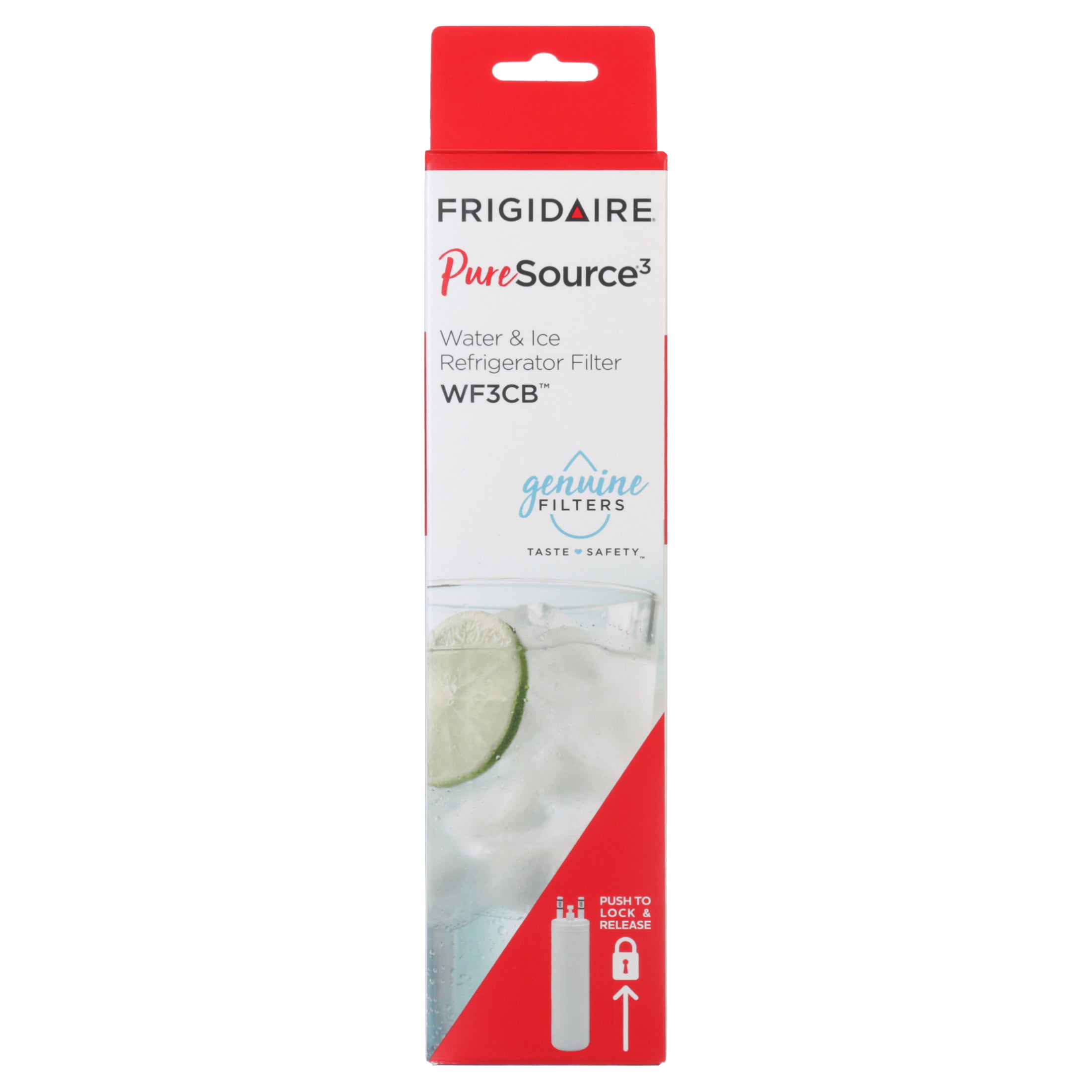  Frigidaire PAULTRA2PK PureAir Ultra 2 Pack Air Filter, 2 Count  (Pack of 1) & WF3CB Puresource3 Refrigerator Water Filter, White :  Appliances