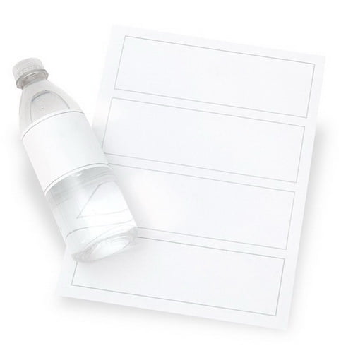 printable waterproof water bottle labels