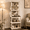 23.62" black, variant on HAOMINS Bakers Rack, 5 Tier Free Standing Kitchen Storage Shelves with Adjustable Shelves for Small Spaces, Coffee Bar