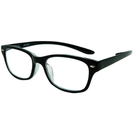 In Style Eyes  Rubber Neckin' Classic Lightweight Reading Glasses With Neck Hanging Flexible Frame