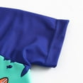 thumbnail image 7 of Gubotare Boys Swimsuit Baby Boy Swimsuit One Piece Short Sleeve Rash Guard Zipper Swimwear Toddler Bathing Suit Infant Beach Outfits 0 6 Months (Green,0-6 Months), 7 of 7