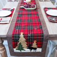 thumbnail image 2 of Decoración de camino de mesa navideño Muñeco de gnomo navideño sin rostro Mantel de mesa navideño acogedor Decoración de mesa para Navidad 33 x 180CM （Rojo）, 2 of 4