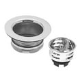 thumbnail image 4 of Westbrass D220-26 Midget Duo Bar and Laundry Sink Drain Assembly with Post Style Strainer Grid Cover, Polished Chrome, 4 of 4