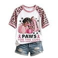 thumbnail image 5 of Jamsmile Women T-Shirts Cancer Awareness Month Print Tee Shirts Soft Short Sleeve Crew Neck Casual Tunic Tshirts Tops, 5 of 6