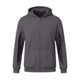 thumbnail image 4 of SJLDQY Boys Zip Up Hoodie Arm Zippers Dialysis Hooded Sweatshirts Fall Winter Casual Fleece Hoodies with Pocket, 4 of 6
