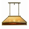 thumbnail image 7 of Meyda 153028 24 in. Mission Prime Oblong Pendant, Bai & Xar Antique - Mission Lodge Art Glass, 7 of 7
