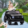 thumbnail image 5 of EastVita Kids 12V Ride on Car, Licensed Mercedes Benz G63 Kids Ride on Toy Car w/Remote Control, Safety Lock, Soft Start, LED Light, Bluetooth, Music, 5 of 6