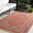 thumbnail image 6 of Hauteloom Jarrell Hallway, Kitchen Patio Outdoor Runner Rug - Traditional, Transitional - Rust, Dark Red, Beige - 2'5" x 11'10", 6 of 14