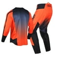 thumbnail image 5 of Willbros Motocross Jersey Pants Combo Offroad Dirt Bike Riding MX Gear Set Protective Suit Racewear Black Orange (Jersey XXXL Pants 40), 5 of 5