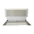 thumbnail image 3 of Best Master Athens 5-Piece Queen Platform Bedroom Set in White Lacquer, 3 of 3