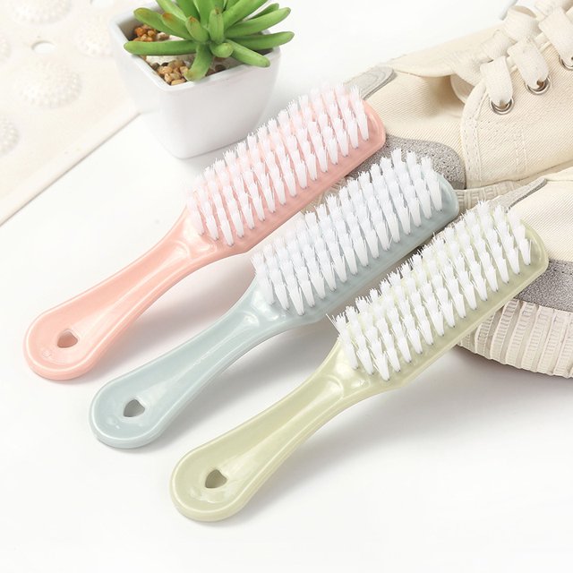Cepillo para zapatos con cerdas suaves Cerdas suaves que limpian los zapatos sin dañarlos - para zapatos, bolsos y revestimientos de cuero de todos los colores 3 uds. JAMW Sencillez