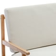 thumbnail image 4 of Duhome Mid-Century Modern Fabric Accent Chair with Wooden Arms for Living Room Armchair Lounge Chair Reading Chair for Bedroom, Cream White, 4 of 8