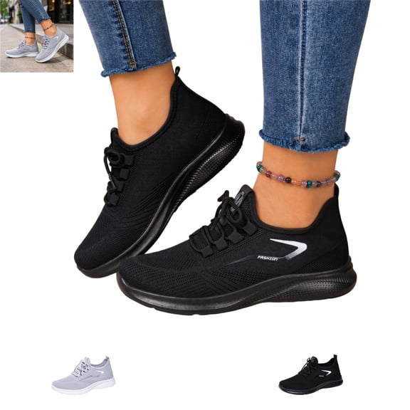 YOUYEDIAN Sneakers for Women Orthopedic Fashion Breathable Mesh Slip On Comfy Sneakers Versatile Strap Design Soft Casual Shoes