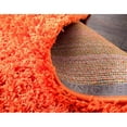 thumbnail image 2 of Unique Loom Solid Shag Modern Plush Area Rug 10' x 13' Rectangle Tiger Orange, 2 of 5