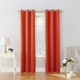 thumbnail image 6 of Sun Zero Riley Kids Bedroom Blackout Grommet Curtain Panel, 40"x84", Orange, 6 of 6