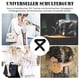 thumbnail image 4 of Bolso de hombro Jumpingount para mujer negro con correa ajustable y hebillas, 4 of 6