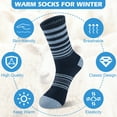 thumbnail image 5 of Loritta 10 Pairs Warm Wool Socks for Women Thick Knit Thermal Boot Crew Winter Warm Socks Size 6-10, 5 of 6
