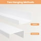 thumbnail image 5 of 4PCS Repisas Flotantes de Pared, Repisas de Acrilico, Estantes Flotantes Acrílicos de 15 Pulgadas Montados en la Pared para Dormitorio,Baño, Cocina,Libros (Blanco), 5 of 8