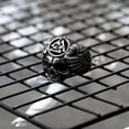 thumbnail image 2 of K-KED Vintage Wings Valknut Skull Ring Stainless Steel Men's Viking Skull Biker Ring-10, 2 of 6