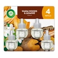 thumbnail image 1 of Recargas de aceite para enchufe Air Wick Warm Woods & Jasmine, paquete de 4, 1 of 9